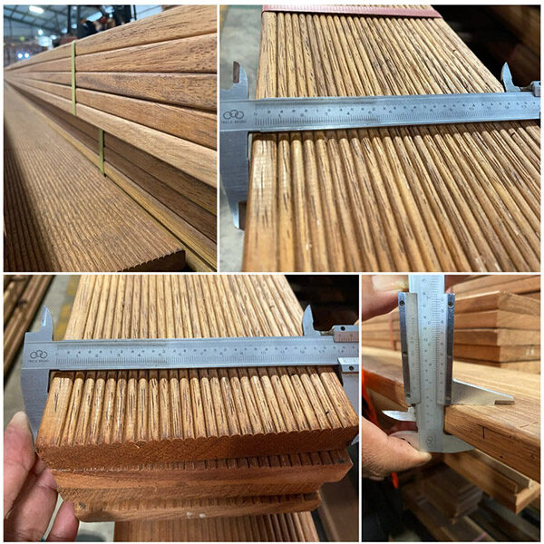 Merbau Decking Reeded